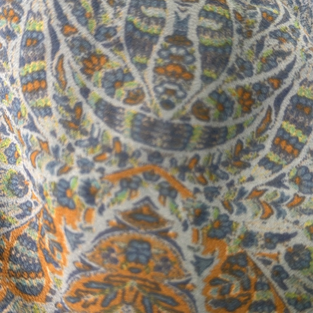 Jane & Delancey Blue Paisley Print Dress Size Medium - Picture 4 of 13